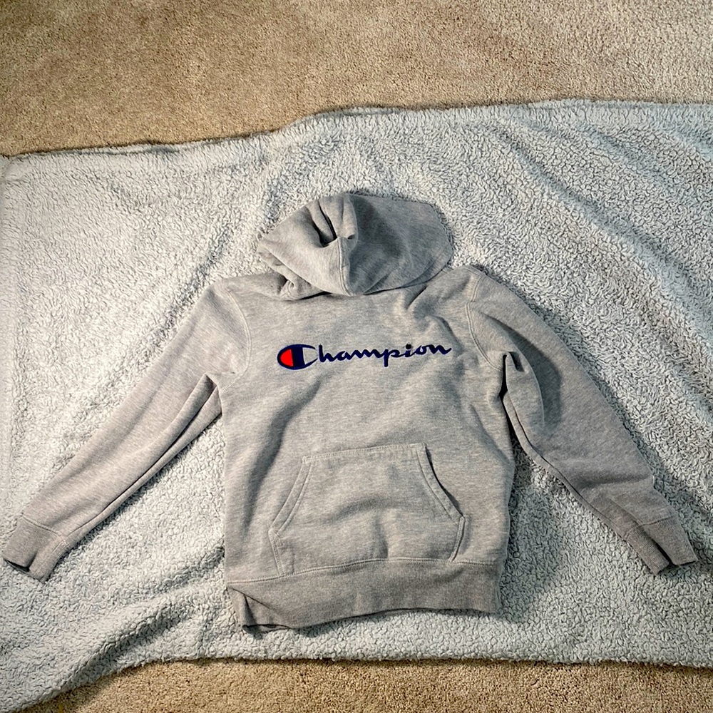 Champion grey kids hoodie | Worn twice | Open for offers!